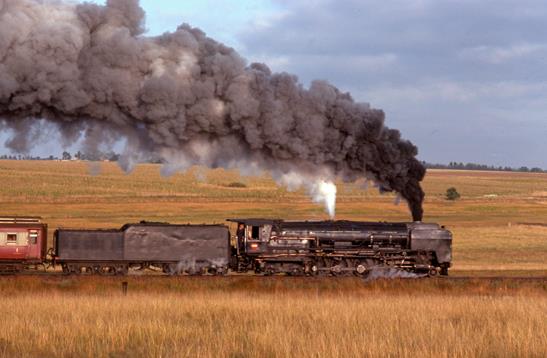 25NC Bethlehem South Africa steam train