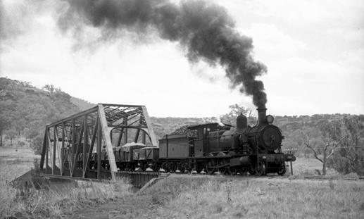 3075 merriwa mixed steam train locomotive nsw
